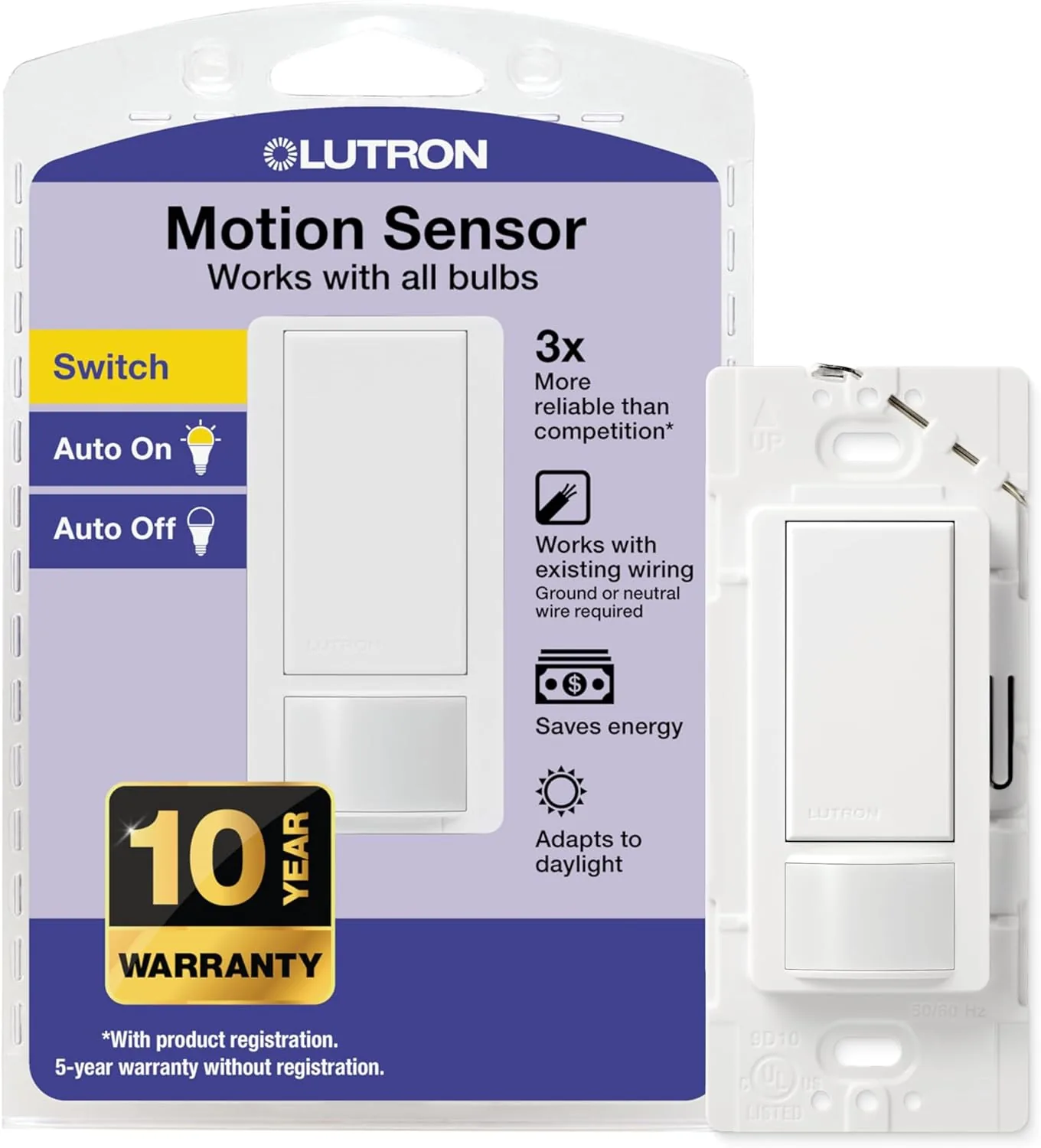 Lutron Maestro MS-OPS2 Motion Sensor Switch